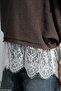 Lace Detailed Bat Sleeve Knitwear Blouse - 3