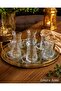 6-Piece Glass Tea Cup Set and Stylish Turkish Tea Set with Plates - 2