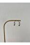 Special Series Middle Baguette Stone Xp Silver Clip-On Earrings - 4