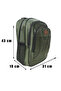 3-Compartment Laptop Bag – School, Travel, Sports, Backpack, Waterproof Multi-Purpose Unisex Bag (Green) - 5