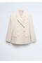 Double-breasted wool blazer - 3