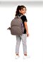 Waterproof Crinkle Fabric Multi-Compartment School Backpack - 4