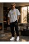 One Life Printed Cotton Oversize Premium T-Shirt Sweatpants Adult Set - 2