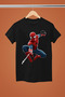 Spider Man Printed Crewneck Short Sleeve Children's T-Shirt