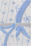 Newborn Bowknot Patterned 7-Piece Hospital-Issued Baby Set – 100% Cotton with Blanket - 4