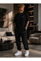 Stand Out Printed Cotton Oversize T-Shirt Tracksuit Adult Set - 2