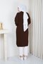 Women's Half Turtleneck Knitted Detailed Knitwear Tunic - 9