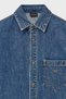Logo Cotton Regular Fit Chest Pocket Shirt Men's Shirt Em007105 Af17805 Mb002 - 4