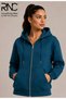 New Season Unisex 3-Thread Winter Zippered Hooded Cardigan - 5