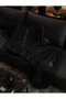 Los Angeles Sleeve Print Detailed Cotton Oversize T-Shirt Tracksuit Adult Set - 3