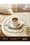 Premium Set of 6 Cocktail and Coffee Presentation Napkins with Cross-Stitch Embroidery - 2
