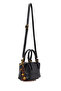 Women's Black Long Strap Mini Shoulder Bag Wb200014Sv - 8