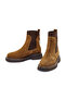 Women's Tan Suede Leather Chelsea Boots Wf180009Ds - 5