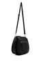Women's Black Long Strap Nubuck Crossbody Bag Ab520004Sn - 8