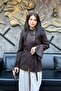 Women's Asymmetrical Buttoned Belted Jacket Sun455
