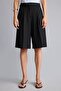 High Waist Pleated Wide Leg Capri I7852Ax26Au - 3