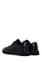 Men's Black Lace-Up Leather Sneaker Wm680051Dv - 6