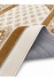 Ultra Luxurious Velvet Woven Prayer Rug with Soft Texture and Fringes, Mihrimah Patterned Prayer Rug, Mink - 3