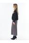High Collar Suede Vest Black - 4