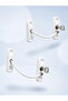 Window Safety Device with Key, White Cable-Linked Opening Limiter, Set of 2 - 2