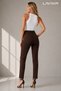 Women's Çimalı Classic High Waist Narrow Leg Carrot Pants - 4