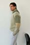 Men's Hooded Judge Me Printed 3-Strand Sweatshirt Stone - 25K 5299 - 3