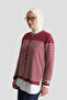 Striped Knitwear Sweater Burgundy - 5