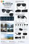 Mijia Polarized Sunglasses Clip-On over Prescription Glasses Uv400 Small Compact Design Mjtb03Lm - 2