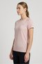 Women Slim Fit Short Sleeve Running T-Shirt, Heather Pink - 3