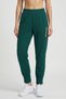 Women Tapered Fit Graphic Print Outdoor Sweatpants, Green