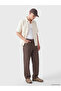 Xside Ecru Relax Fit Embroidered Men's Shirt - 2