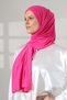 Women's Viscose Shawl Flexible Hijab Long Seasonal Pink - 2