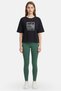 Women Sportswear Fit Short Sleeve Outdoor T-shirt, Black - 2