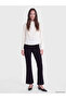 Ozmarka New Season Black Slim Fit Flared Women's Trousers