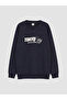Navy Blue Tokyo Printed Boys' Sweatshirt