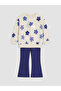 Two Mt Shop Quality Lcw Kids Blue Printed Girls' Set - 3