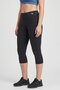 Women Tight Fit Training 3/4 Leggings, Black - 3
