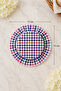 6-Piece Gingham Elastic Jar Lid Cover and Ornament 15X15 cm Jam Pickle Canning Jar Cover - 4