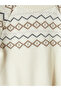Two Mt Shop Quality Lcw Baby Beige Patterned Baby Boy Knitwear Set - 3