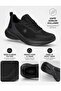 Men's Black Sports Shoes Troxa Memory Foam Insole Breathable Mesh Flexible Lightweight - 2