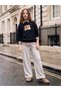 Esvab • Modern & Distinctive Elastic Waisted Wide-Leg Girls' Sweatpants