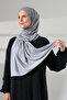 Women's Viscose Shawl Flexible Hijab Long Seasonal Gray - 4