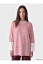 Lcw Modest Crew Neck Striped Women's Tunic
