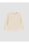 Two Mt Shop Quality Lcw Baby Beige Ruffled Baby Girl Velvet Dress Set - 6