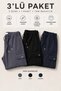 Men's Baggy Cargo Pocket Pants 3-Pack Edw131Tk2