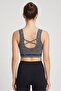 Women Padded Sports Bra, Heather Grey - 4