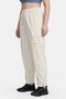 Women Sportswear Fit Drawstring Training Track Pants, Beige - 3