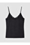 I Lace Detailed Women's Tank Top with String Straps from Freezen Store - 8