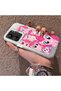 Xiaomi Redmi 13C 4G/5G Compatible Pinkie Pie Multiple Facial Expression Printed Hard Acrylic Back Soft Silicone Frame Case - 3