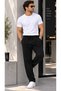 Black Men's Baggy Sweatpants Oversize Loose Fit Comfortable Fit Casual Sports Trousers - 2